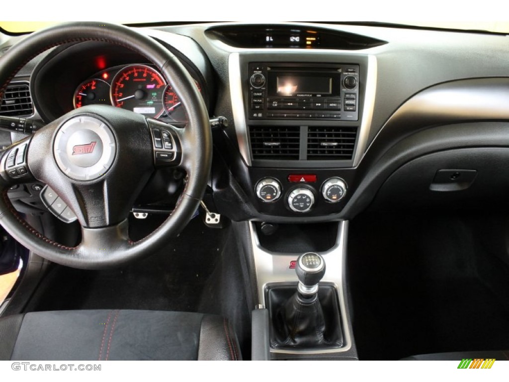 2011 Subaru Impreza WRX STi STI  Black/Alcantara Dashboard Photo #54171148