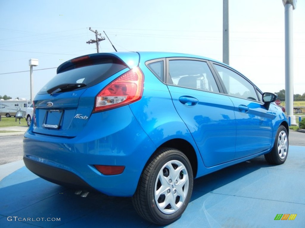 Blue Candy Metallic 2012 Ford Fiesta SE Hatchback Exterior Photo #54171233