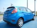 2012 Blue Candy Metallic Ford Fiesta SE Hatchback  photo #3
