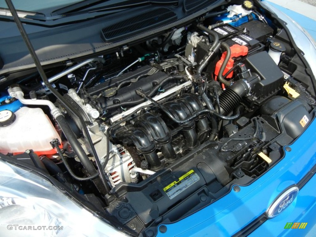 2012 Ford Fiesta SE Hatchback 1.6 Liter DOHC 16-Valve Ti-VCT Duratec 4 Cylinder Engine Photo #54171310