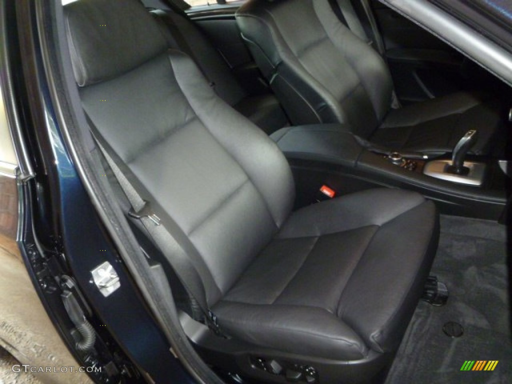 Black Interior 2010 BMW 5 Series 535i Sedan Photo #54171811