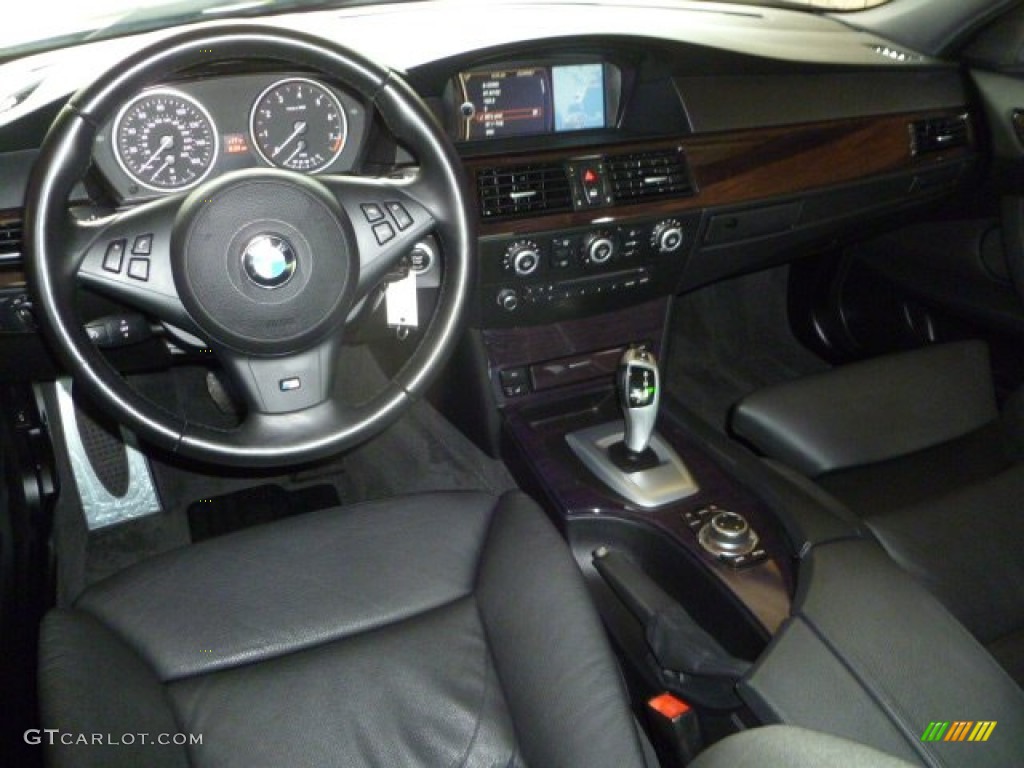 Black Interior 2010 BMW 5 Series 535i Sedan Photo #54171820