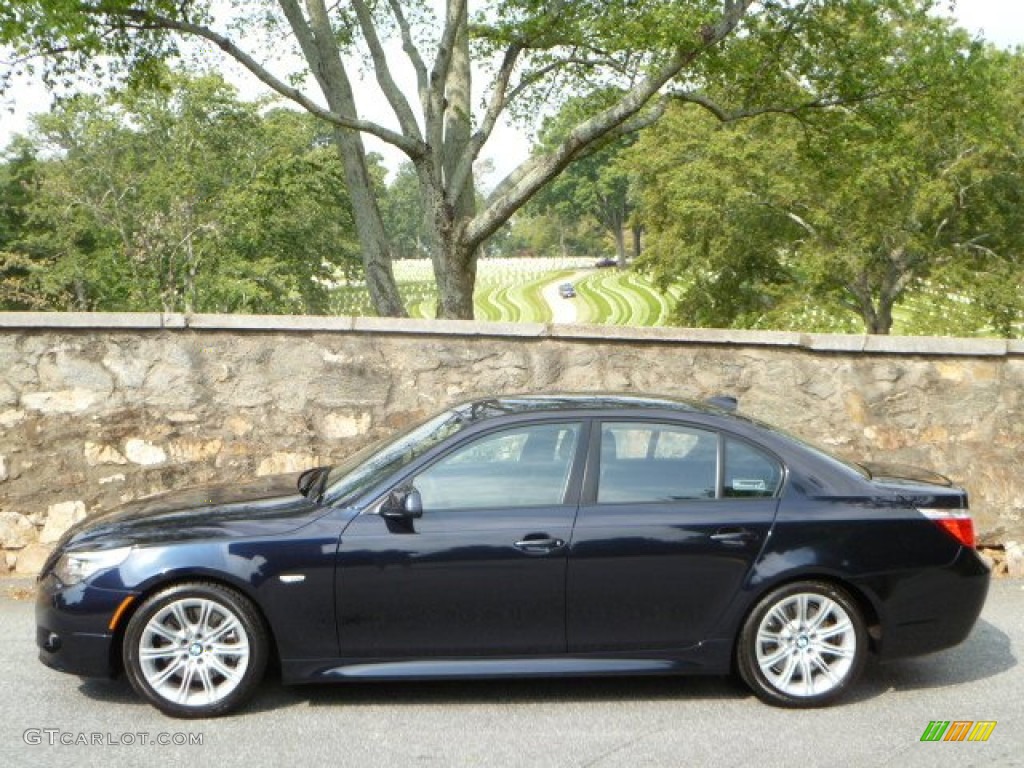 Carbon Black Metallic 2010 BMW 5 Series 535i Sedan Exterior Photo #54171895