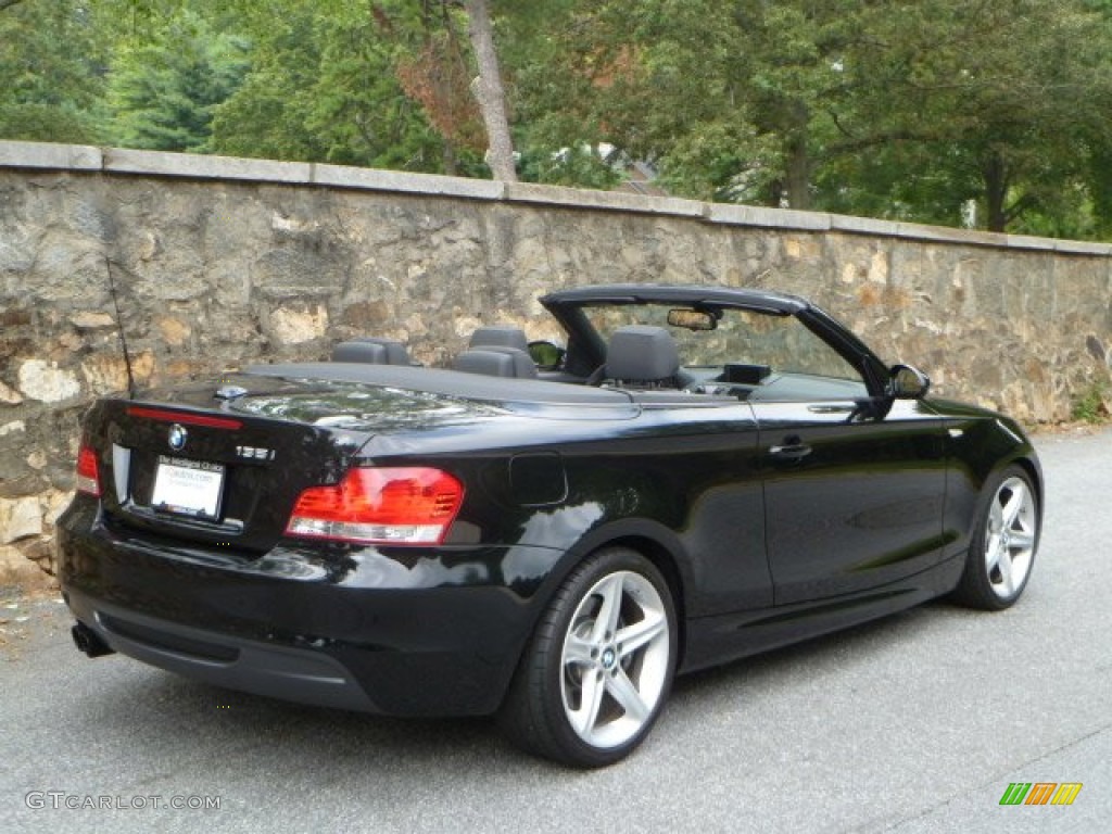 2008 1 Series 135i Convertible - Jet Black / Black photo #18