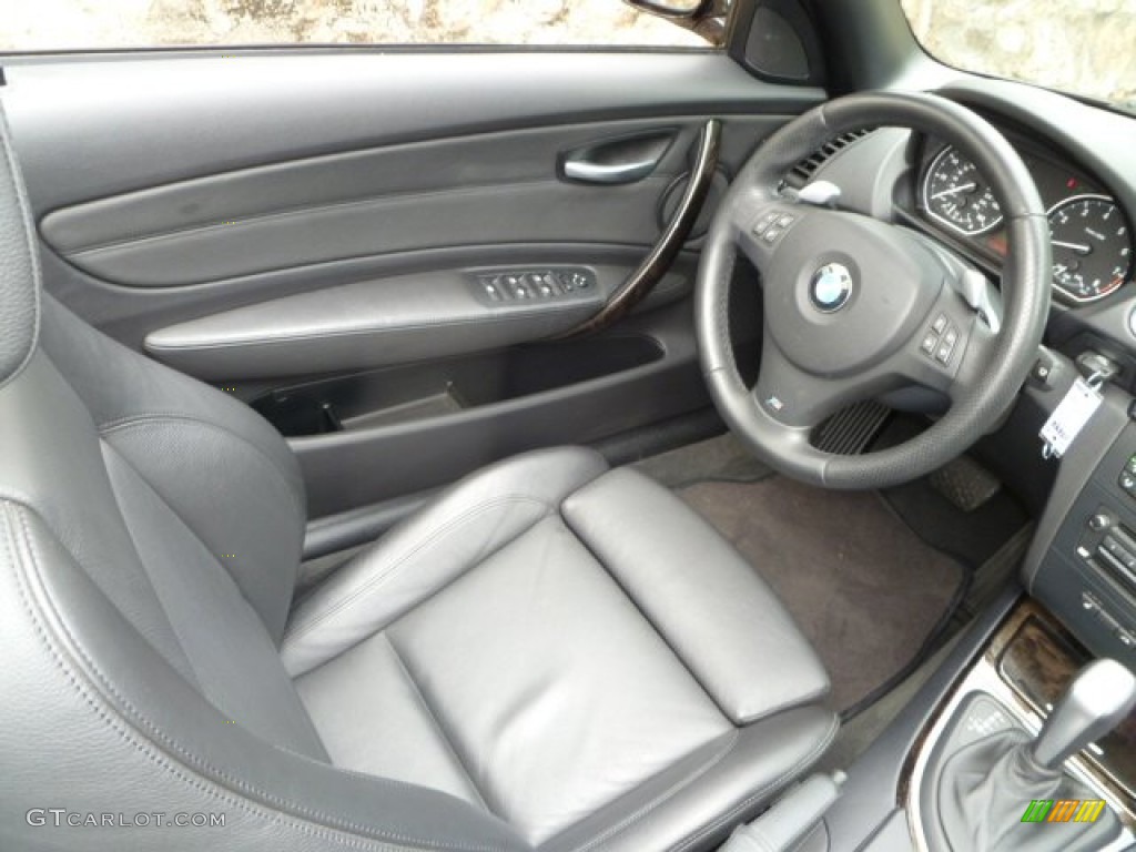 2008 1 Series 135i Convertible - Jet Black / Black photo #22