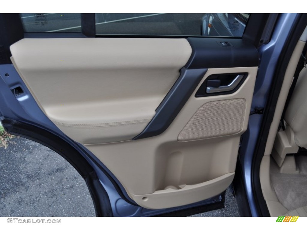 2008 Land Rover LR2 HSE Alpaca Beige Door Panel Photo #54172990