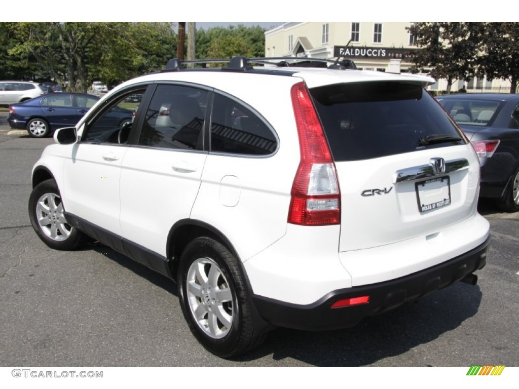 2008 CR-V EX-L 4WD - Taffeta White / Gray photo #11