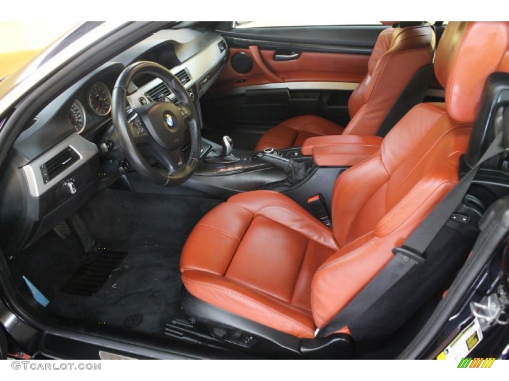 Fox Red Novillo Interior 2010 BMW M3 Convertible Photo #54173842