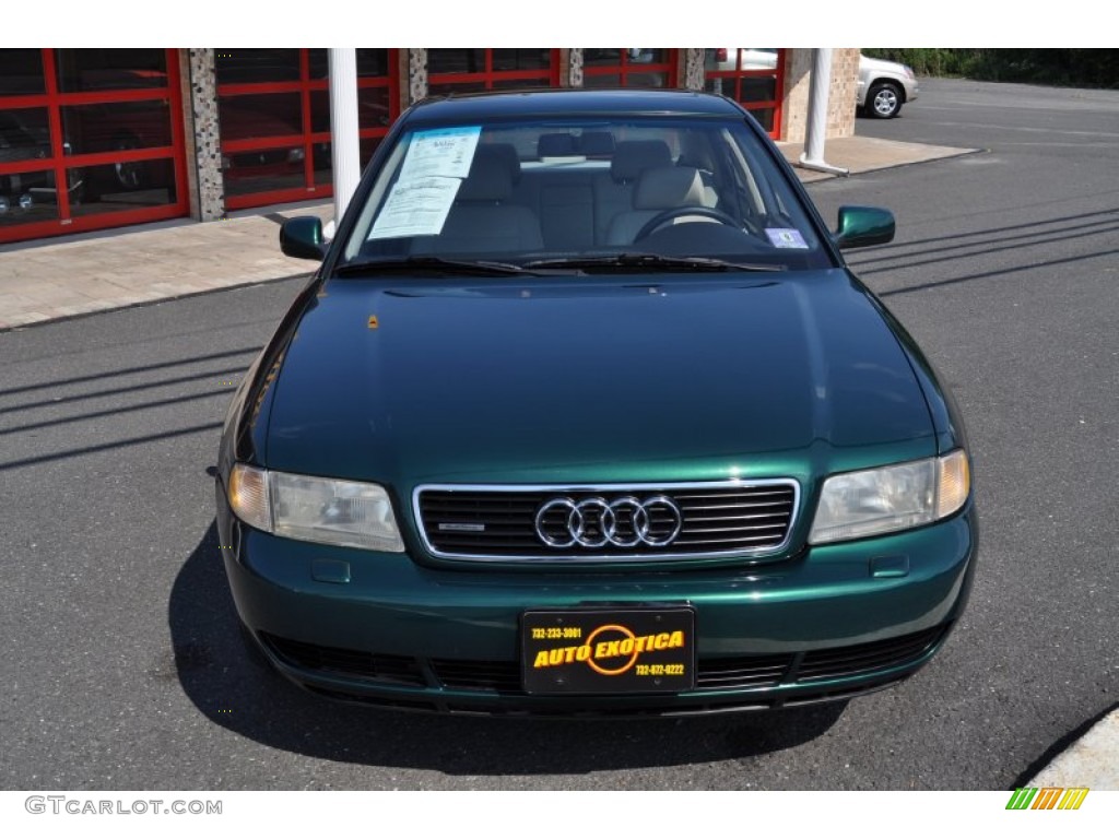 1997 A4 2.8 quattro Sedan - Cactus Green Metallic / Ecru photo #29