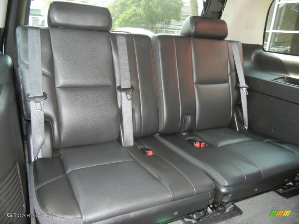 Ebony Interior 2009 Chevrolet Tahoe LTZ Photo #54175417