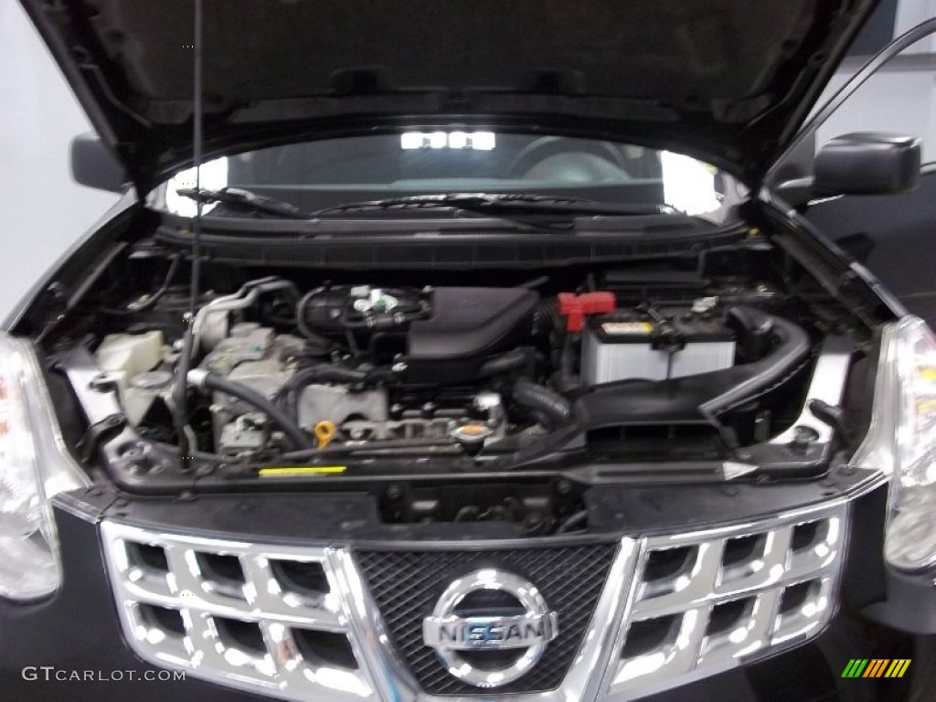 2011 Rogue S AWD - Wicked Black / Black photo #21