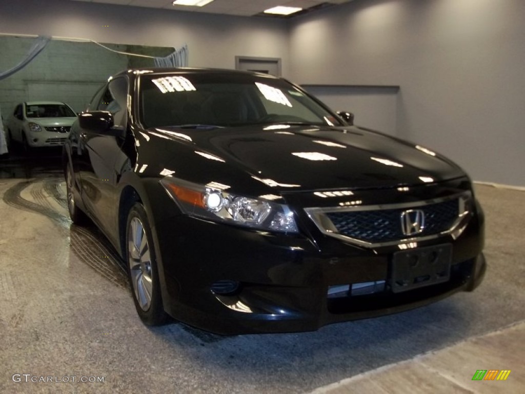 2009 Accord LX-S Coupe - Crystal Black Pearl / Black photo #1