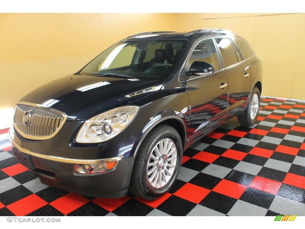 2008 Enclave CXL AWD - Ming Blue Metallic / Ebony/Ebony photo #2