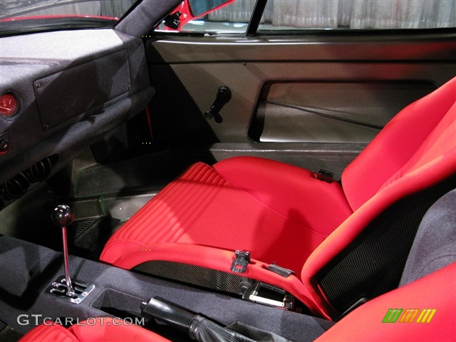 Red Interior 1991 Ferrari F40 Standard F40 Model Photo #541782