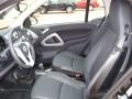Black Leather 2011 Smart fortwo passion coupe Interior Color
