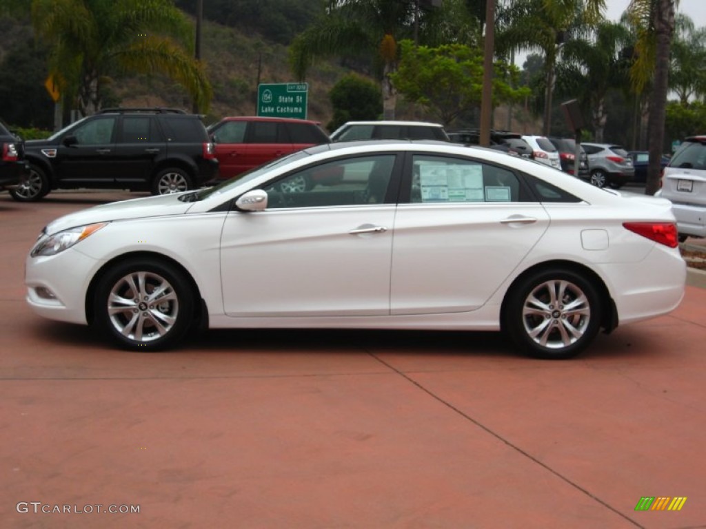 Shimmering White 2012 Hyundai Sonata Limited Exterior Photo #54178588
