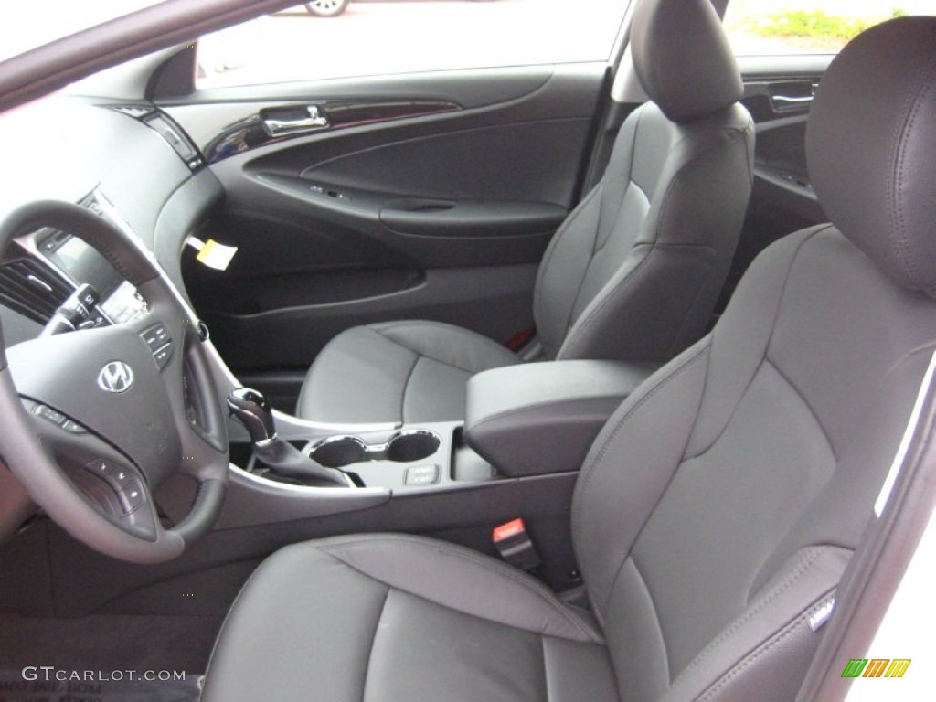 Black Interior 2012 Hyundai Sonata Limited Photo #54178615