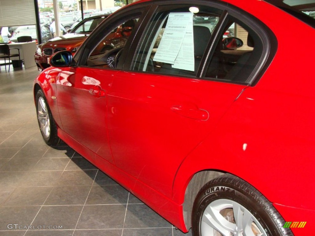 2008 3 Series 328xi Sedan - Crimson Red / Black photo #6