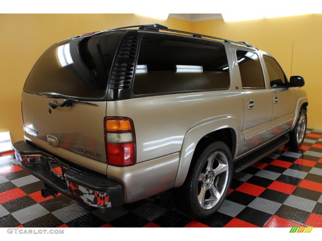 2003 Suburban 1500 LT 4x4 - Sandalwood Metallic / Gray/Dark Charcoal photo #4