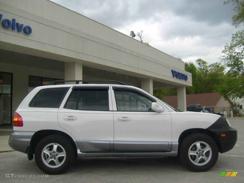 2004 Santa Fe GLS - Nordic White / Beige photo #2