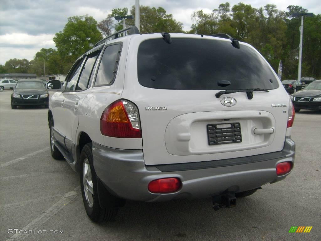 2004 Santa Fe GLS - Nordic White / Beige photo #5