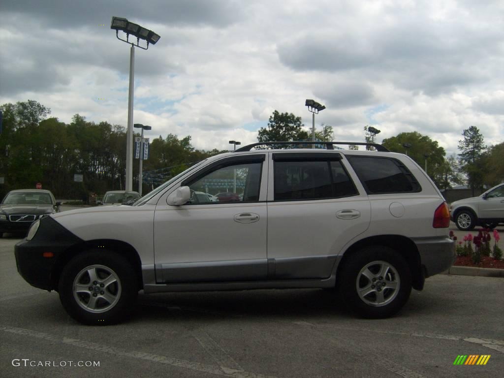 2004 Santa Fe GLS - Nordic White / Beige photo #6