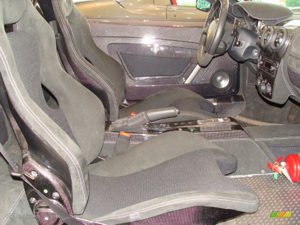 Black Interior 2009 Ferrari F430 16M Scuderia Spider Photo #54180103
