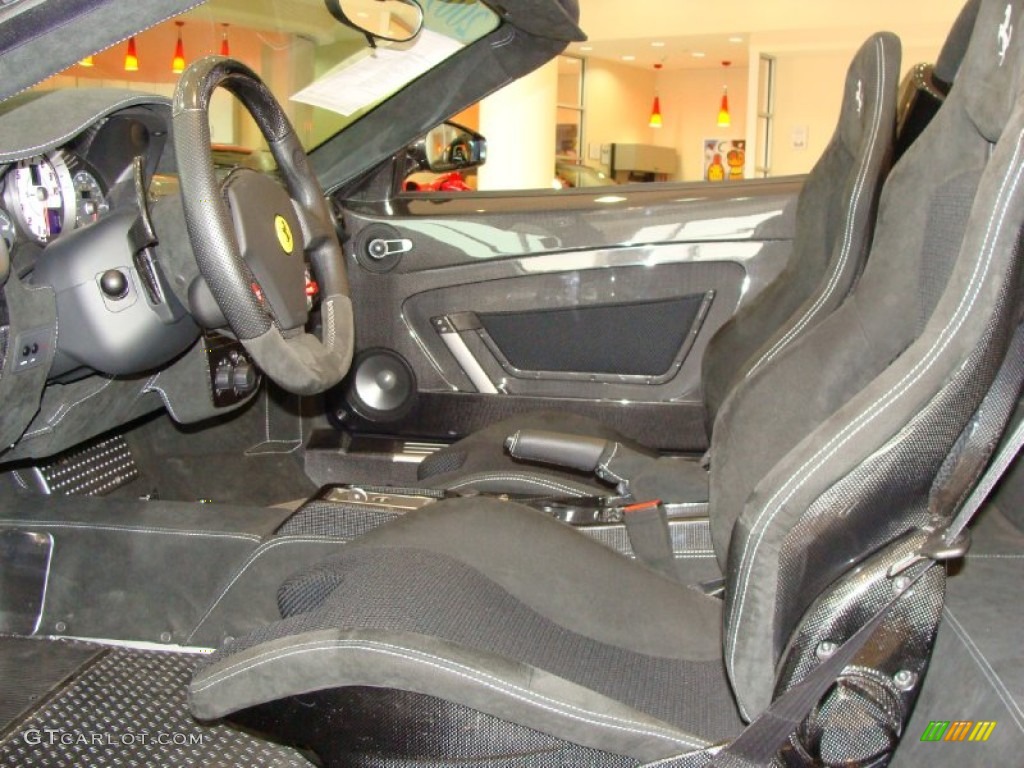 Black Interior 2009 Ferrari F430 16M Scuderia Spider Photo #54180148