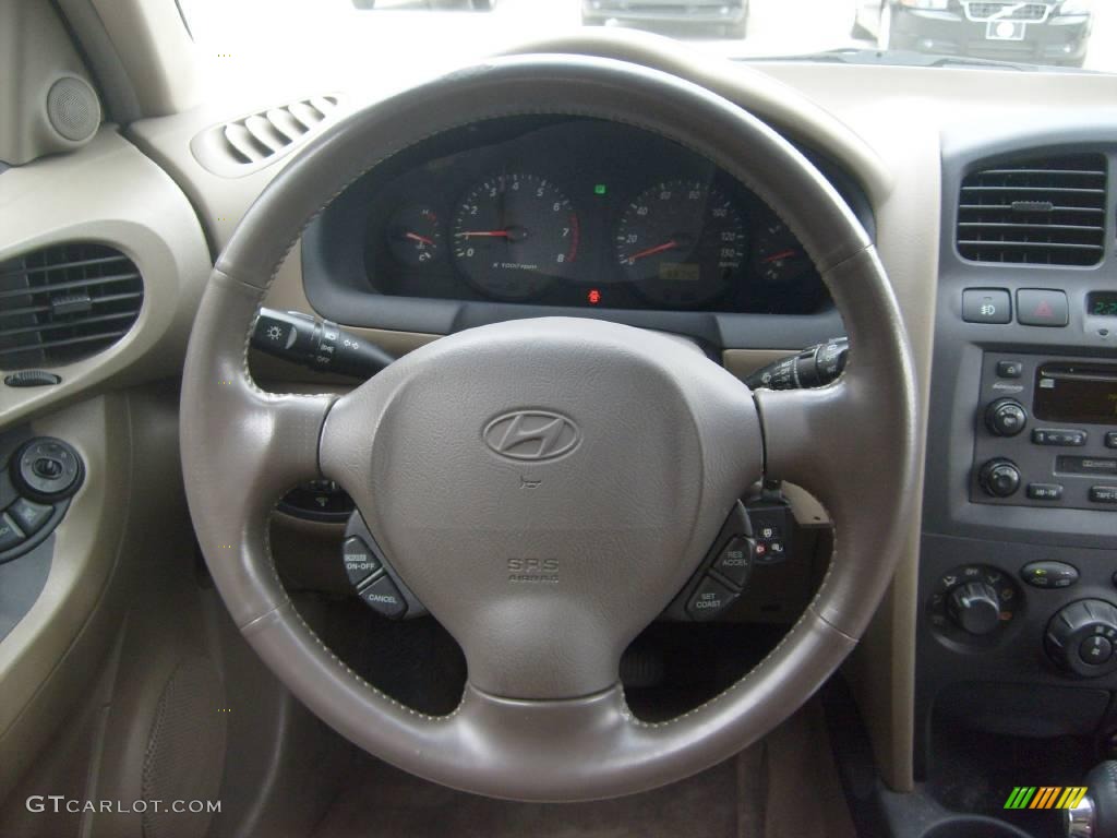 2004 Santa Fe GLS - Nordic White / Beige photo #21