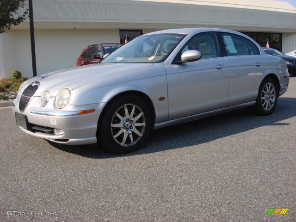 Platinum Metallic 2003 Jaguar S-Type 4.2 Exterior Photo #54180979