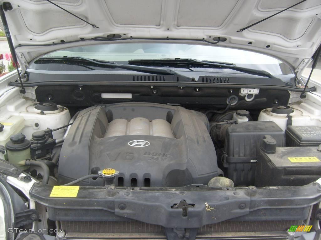 2004 Santa Fe GLS - Nordic White / Beige photo #28