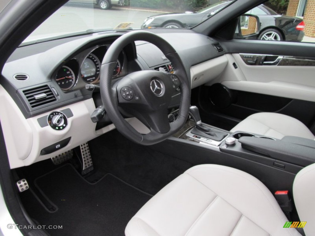 Grey/Black Interior 2009 Mercedes-Benz C 63 AMG Photo #54181036