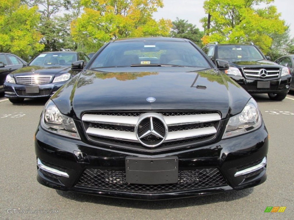 Black 2012 Mercedes-Benz C 250 Coupe Exterior Photo #54181654