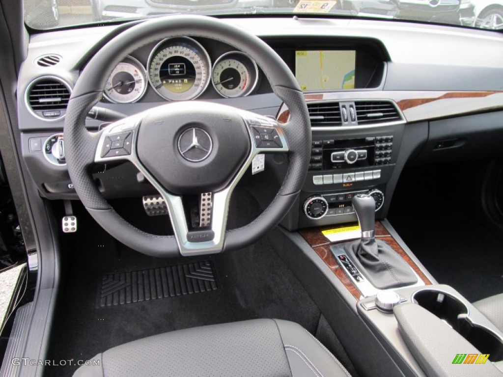 2012 Mercedes-Benz C 250 Coupe Black Dashboard Photo #54181699
