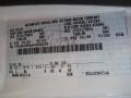 YZ: Oxford White 2004 Ford E Series Cutaway E450 Commercial Moving Truck Color Code