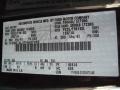 UA: Black 2000 Ford E Series Van E150 Passenger Conversion Color Code