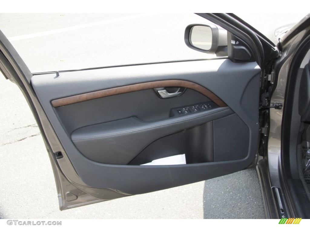 2011 Volvo S80 3.2 Anthracite Black Door Panel Photo #54182242