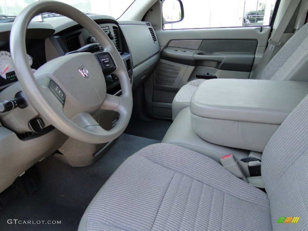 2008 Ram 1500 SXT Quad Cab - Brilliant Black Crystal Pearl / Medium Slate Gray photo #12