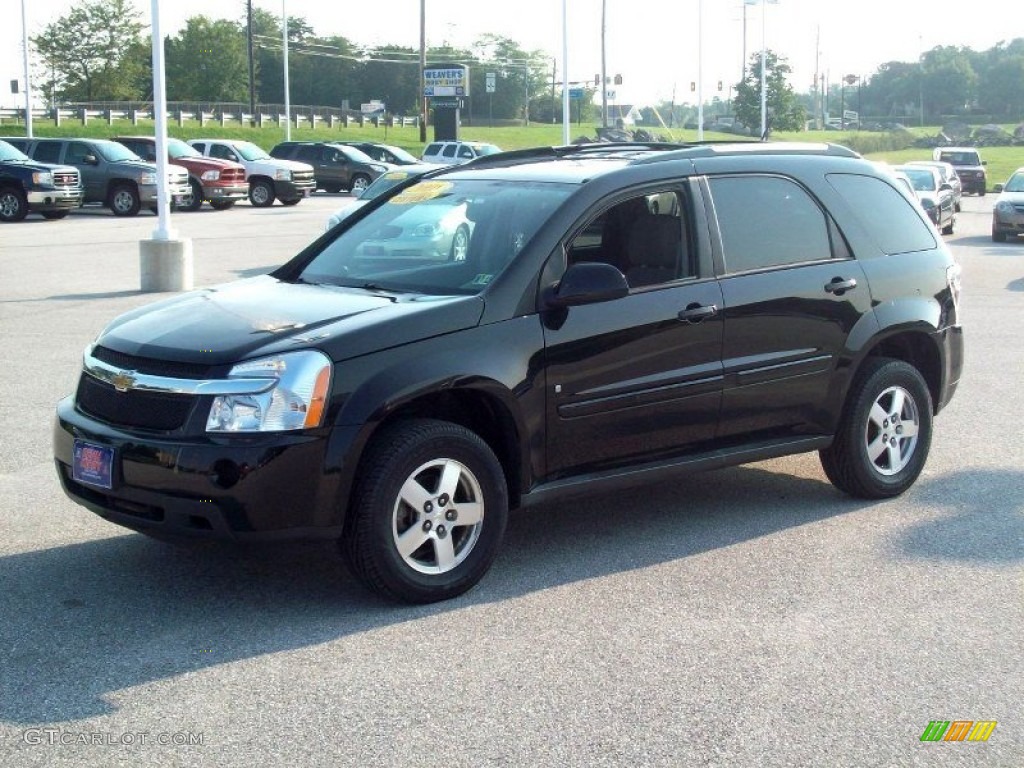 2008 Equinox LT AWD - Black / Dark Gray photo #11