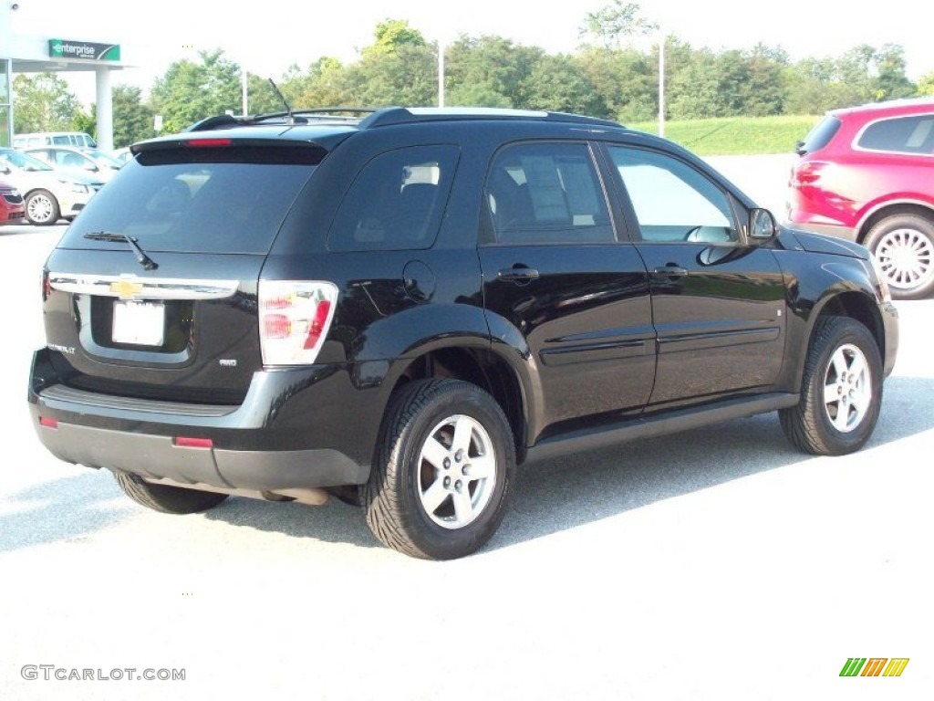 2008 Equinox LT AWD - Black / Dark Gray photo #12