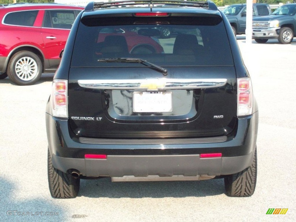 2008 Equinox LT AWD - Black / Dark Gray photo #17