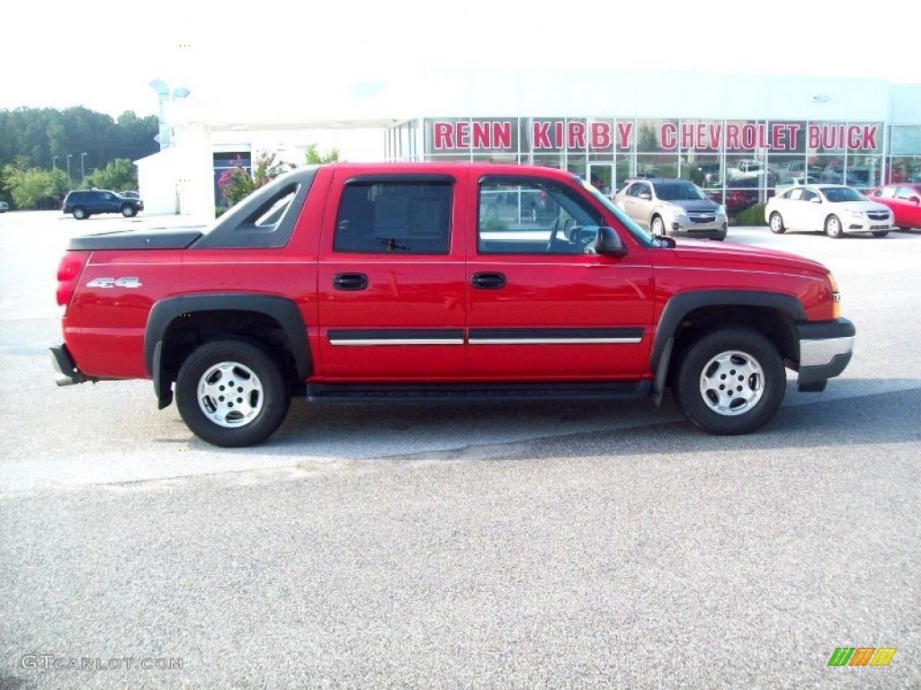 2005 Avalanche LS 4x4 - Victory Red / Gray/Dark Charcoal photo #3