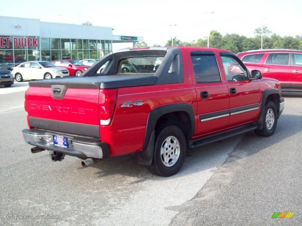 2005 Avalanche LS 4x4 - Victory Red / Gray/Dark Charcoal photo #12