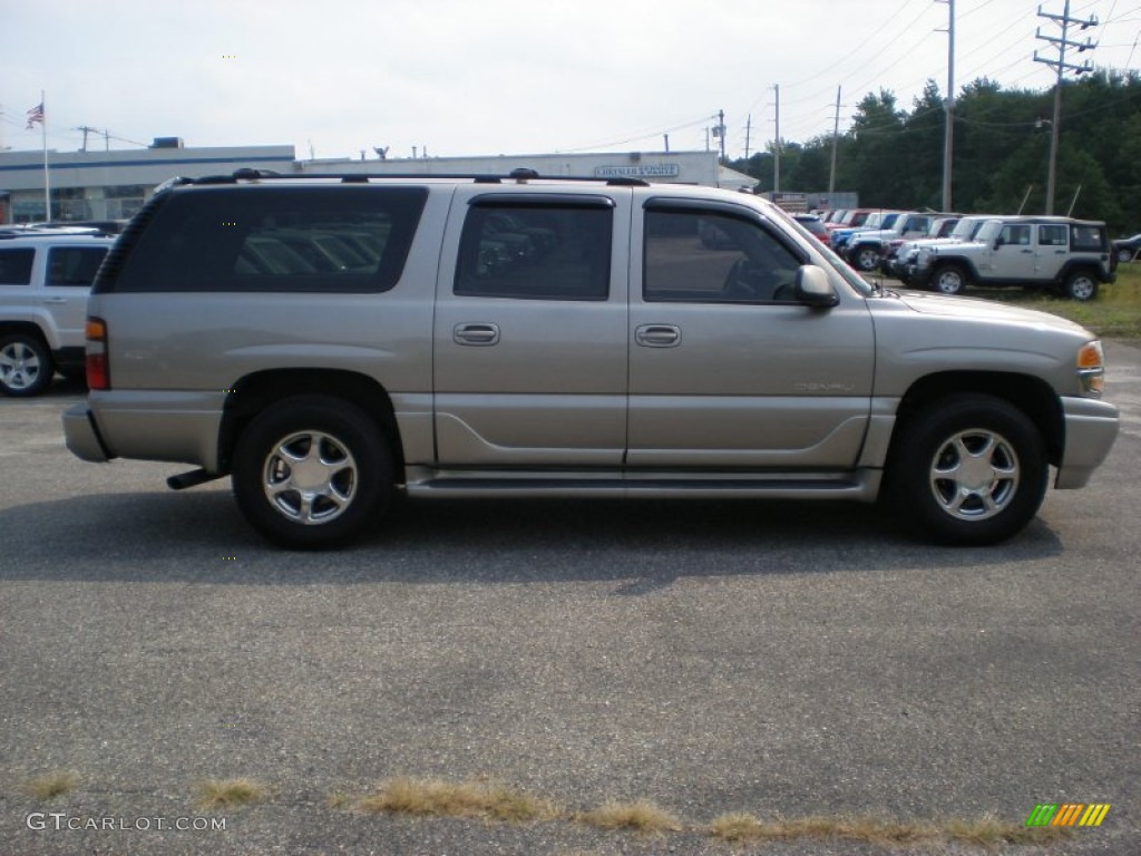 2003 Yukon XL Denali AWD - Pewter Metallic / Stone Gray photo #4