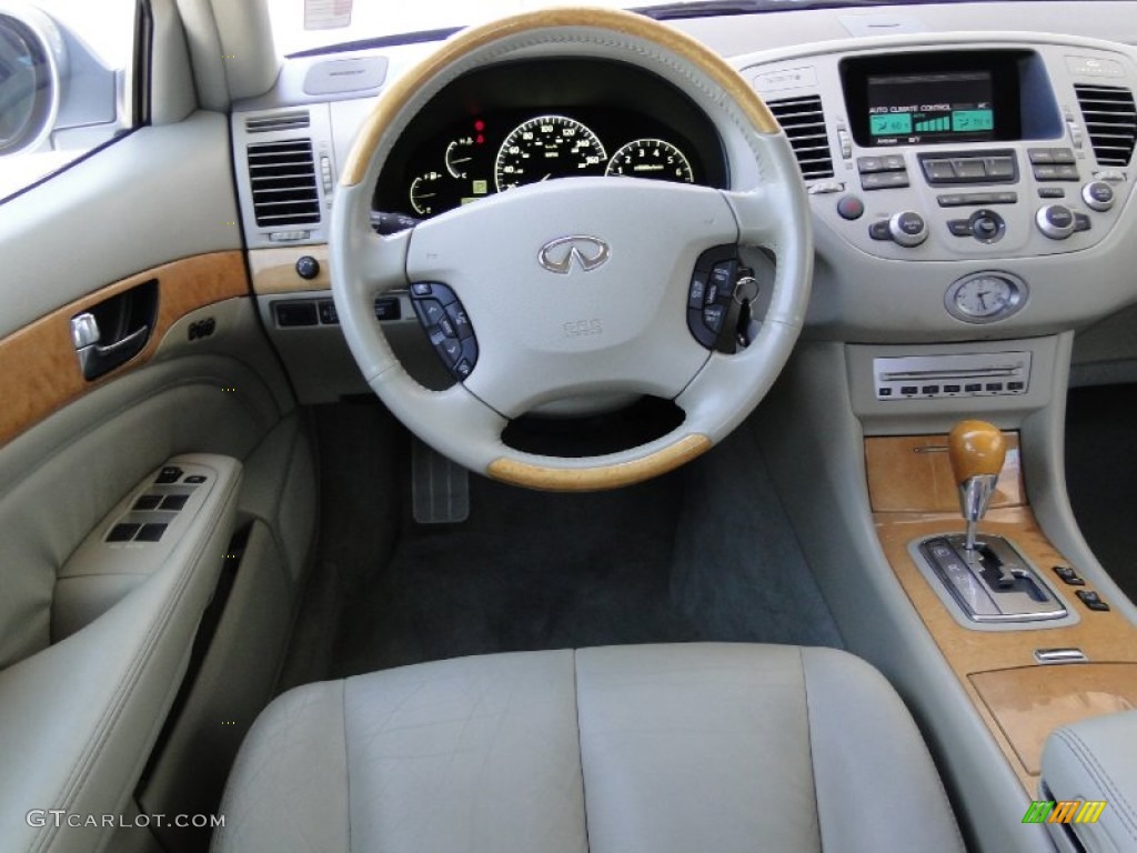 2003 Infiniti Q 45 Luxury Sedan Willow Dashboard Photo #54186937