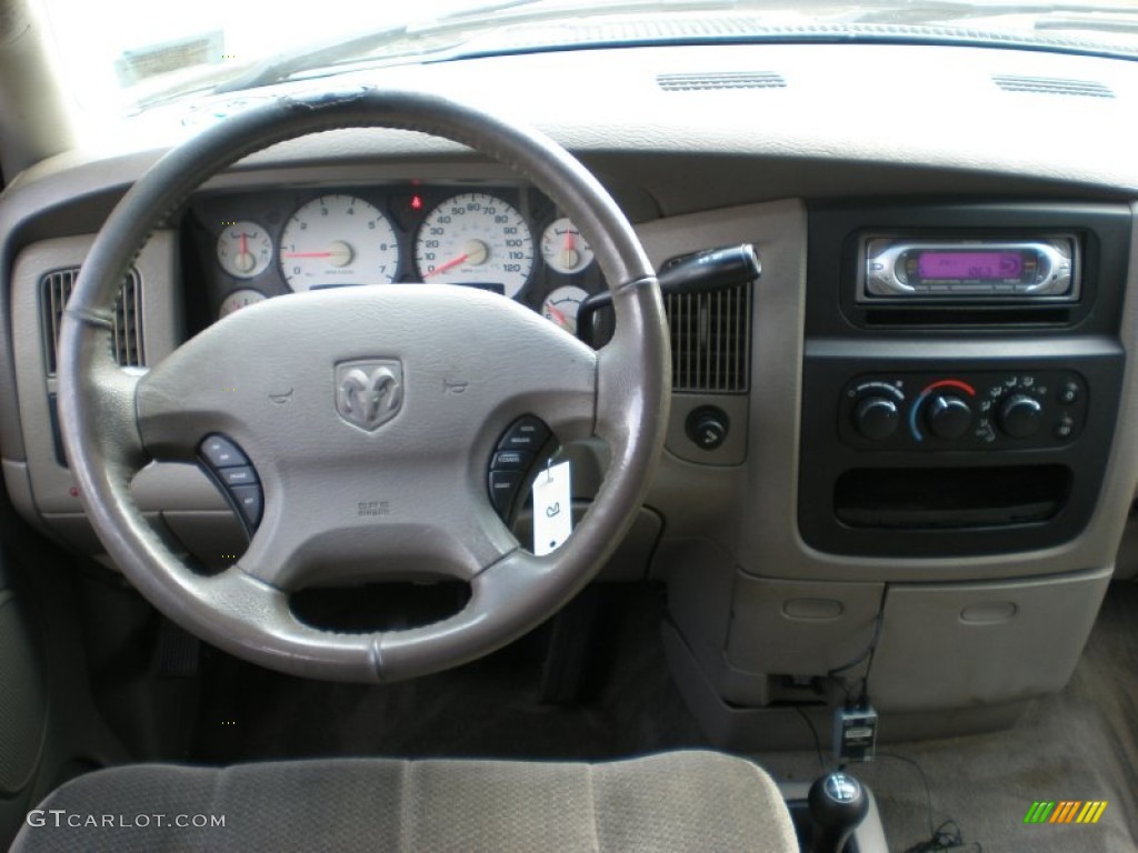 2002 Dodge Ram 1500 SLT Quad Cab 4x4 Dark Slate Gray Dashboard Photo #54187114
