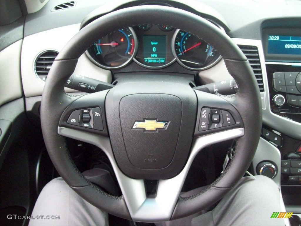 2012 Chevrolet Cruze Eco Medium Titanium Steering Wheel Photo #54187435