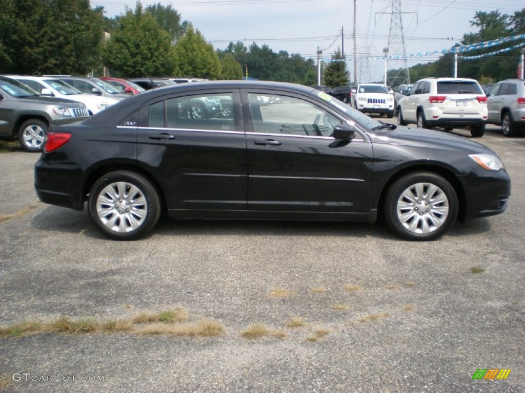 Brilliant Black Crystal Pearl 2011 Chrysler 200 LX Exterior Photo #54187468