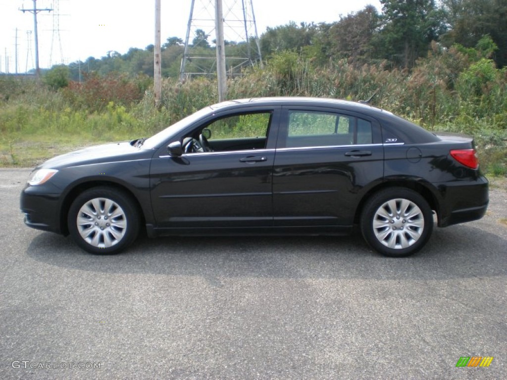 Brilliant Black Crystal Pearl 2011 Chrysler 200 LX Exterior Photo #54187504