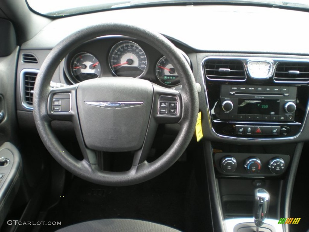 2011 Chrysler 200 LX Black Dashboard Photo #54187528